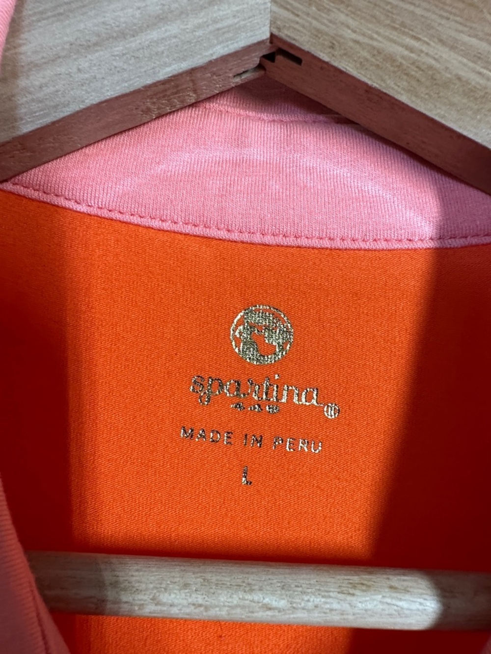 Spartina 449 Freya Zip Dress in Sunset Orange - Picture 8 of 10